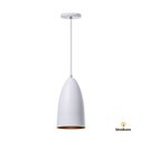 Ver imagem 3 de Kit 3 Lustre Pendente Interno Balcão Bala M:110V/220V/Branco com Cobre