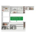 Ver imagem 5 de Armário de Cozinha Completa 290cm Branco/Branco/Crema Safira Madesa 13