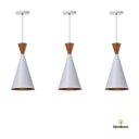 Ver imagem 3 de Lustre Pendente Interno Mesa Jantar Balcão Canadá: Branco topo Cobre
