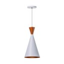 Ver imagem 1 de Lustre Pendente Interno Mesa Jantar Balcão Canadá: Branco topo Cobre