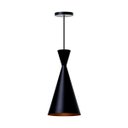 Ver imagem 1 de Lustre Pendente Interno Mesa Jantar Balcão Canadá: Preto com Cobre