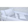 kit berço rolinho branco 100% algodão americano - 2
