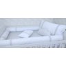 kit berço rolinho branco 100% algodão americano - 3