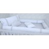 kit berço rolinho branco 100% algodão americano - 4
