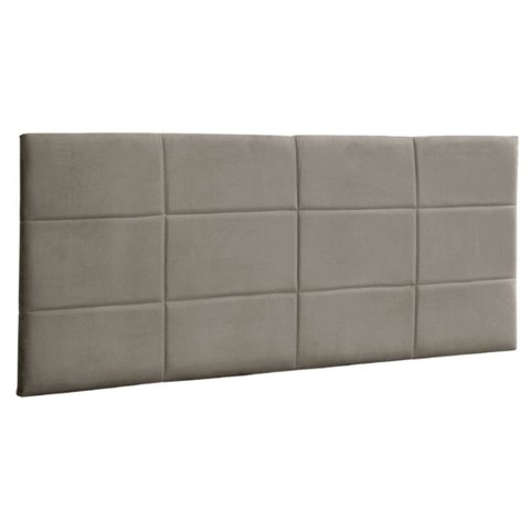 Painel Cabeceira Luna 1.20 Mt-Suede Bege/GatMagazine