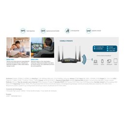 Roteador Wifi 1200mbps 4 Antenas Multilaser Re184 - 5