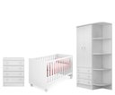 Ver imagem 1 de Quarto Infantil Berço Mini Cama Americano Branco - Qmovi
