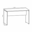 Ver imagem 4 de Mesa para Escritório Retangular Pé Painel 90cm Web Office