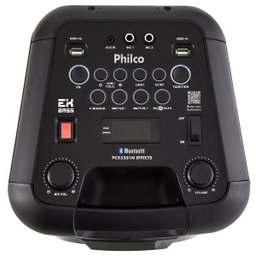 Caixa Acústica Philco Pcx5501N Effects Bluetooth Bivolt - 3