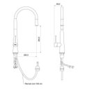 Ver imagem 2 de Misturador Monocomando para Cozinha Bica Móvel 2885 Meber Metais