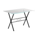 Ver imagem 4 de Conjunto de Mesa Tubular 100x60cm Tampo de Vidro com 4 Cadeiras Lívia