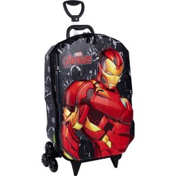 Mochila Infantil com Rodinha Homem de Ferro - 4