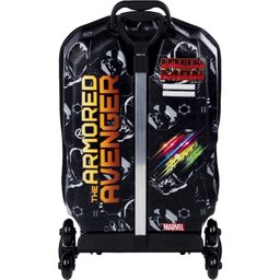 Mochila Infantil com Rodinha Homem de Ferro - 2