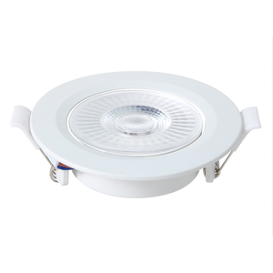 Spot Led Slim Redondo 8w Bivolt 3000k Luz Amarela