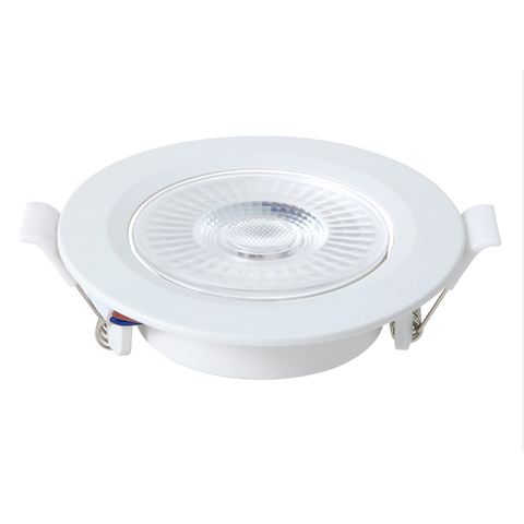 Spot Led Slim Redondo 8w Bivolt 3000k Luz Amarela
