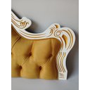 Ver imagem 5 de Cabeceira Entalhada Capitonê P/ Cama Box Queen Veludo - Jl