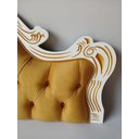 Ver imagem 5 de Cabeceira Entalhada Capitonê P/ Cama Box Queen Veludo - Jl