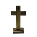 Ver imagem 4 de Crucifixo Cruz de Mesa e Parede Madeira 12 Cm