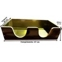 Ver imagem 3 de Caixa de Proteção Madeira Revestida Inox P/ Fogão Duas Bocas