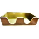 Ver imagem 1 de Caixa de Proteção Madeira Revestida Inox P/ Fogão Duas Bocas