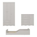 Ver imagem 7 de Quarto Infantil Completo com Minicama Montessoriana Realeza Multimóveis MP4876 Off White