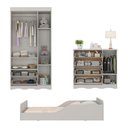 Ver imagem 5 de Quarto Infantil Completo com Minicama Montessoriana Realeza Multimóveis MP4876 Off White