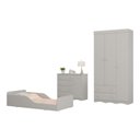 Ver imagem 2 de Quarto Infantil Completo com Minicama Montessoriana Realeza Multimóveis MP4876 Off White