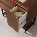 Ver imagem 5 de Gabinete Adelaide 90 com Pés LED - Fabribam Cacau
