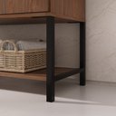 Ver imagem 5 de Gabinete Adelaide 90 com Pés Led - Fabribam Cacau