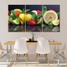 Quadro Decorativo Frutas Cortadas Polpa De Frutas - 1