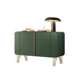 Buffet Benvenuto Mdp/mdf Decorativo Sala de Estar com Pés em Aço Verde Pistache G26 - Hb Móveis - 2