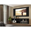 Ver imagem 2 de Rack Com Painel Tv 65" Suspenso Com Espelho Flórida Multimóveis V3322 Preto Preto