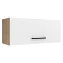 Ver imagem 1 de Armário de Cozinha Aéreo 80 cm 1 Porta Basculante Rustic/Branco Agata Madesa