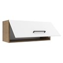 Ver imagem 5 de Armário de Cozinha Aéreo 80 cm 1 Porta Basculante Rustic/Branco Agata Madesa