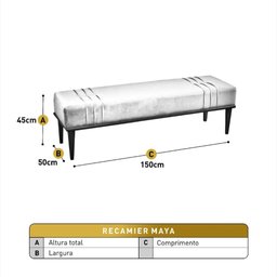 Recamier Maya Corino Caramelo - 3