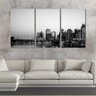 Quadro Decorativo Grande Cidade Preto E Branco - 2