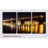 Quadro Decorativo Ponte Iluminada A Noite 45x96 - 2