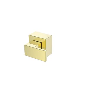 Acabamento para Registro Base Padrão Deca Quadrado Dourado Gold 3/4-1/2 Pressão Gaveta Wj-4916-md-gd