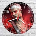 Ver imagem 4 de Relógio De Parede Game Devil May Cry Jogos Decoração Salas Quartos Quartz