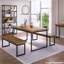 Ver imagem 3 de Mesa Oxford 120x80cm - Madeira mettamobili