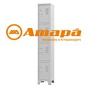 Ver imagem 3 de Roupeiro de Aço c/ 04 Portas Pequenas – 1,96×0,33×0,36m – CZ/CZ – AMAPA – 10102
