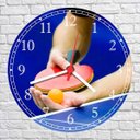 Ver imagem 3 de Relógio De Parede Esporte Tênis De Mesa Ping Pong Decoração Salas Quartos Quartz