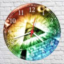 Ver imagem 2 de Relógio De Parede Maçonaria Maçons Templos Decoração Salas Quartz