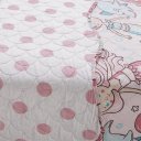 Ver imagem 4 de Kit Cobre Leito Rolinho Solteiro + Porta Travesseiro Toque Macio Mermaid