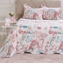 Ver imagem 3 de Kit Cobre Leito Rolinho Solteiro + Porta Travesseiro Toque Macio Mermaid