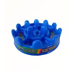 Mini Comedouro Lento Azul Pet Fit - Petgames - 1