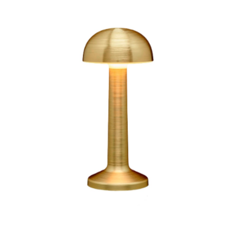 Abajur de Mesa 3w D90xa210mm Usb Cabo 1m Touch Dourado Cinderella