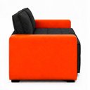 Ver imagem 7 de Sofá Retrátil Reclinável Living Cinema Linho/Corino 226cm Átrio – Paraná Metal:Preto