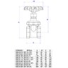 Registro de Gaveta 1502 Bruto Uso Semi Industrial 3/4" Deca - 2