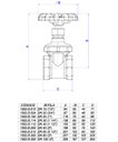Ver imagem 2 de Registro de Gaveta 1502 Bruto Uso Semi Industrial 3/4" Deca